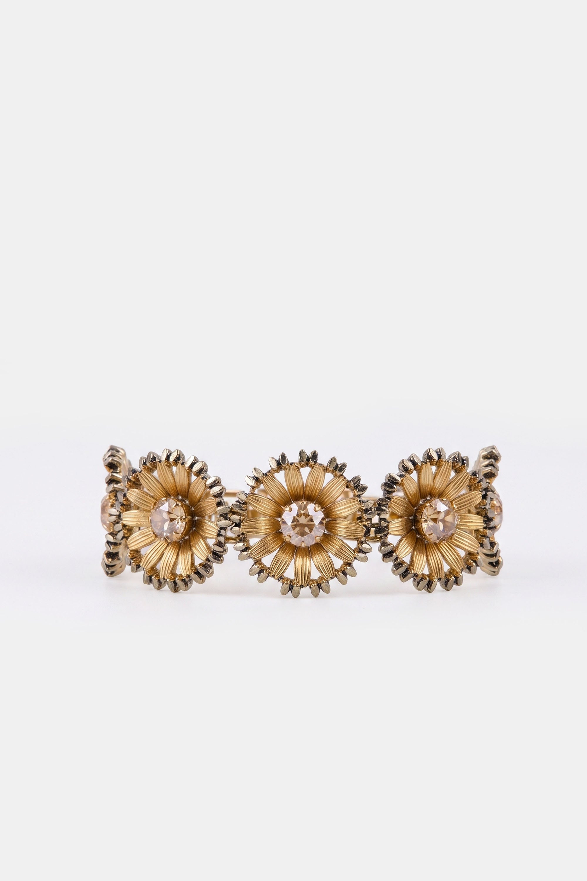 Crystal Flowers Bracelet