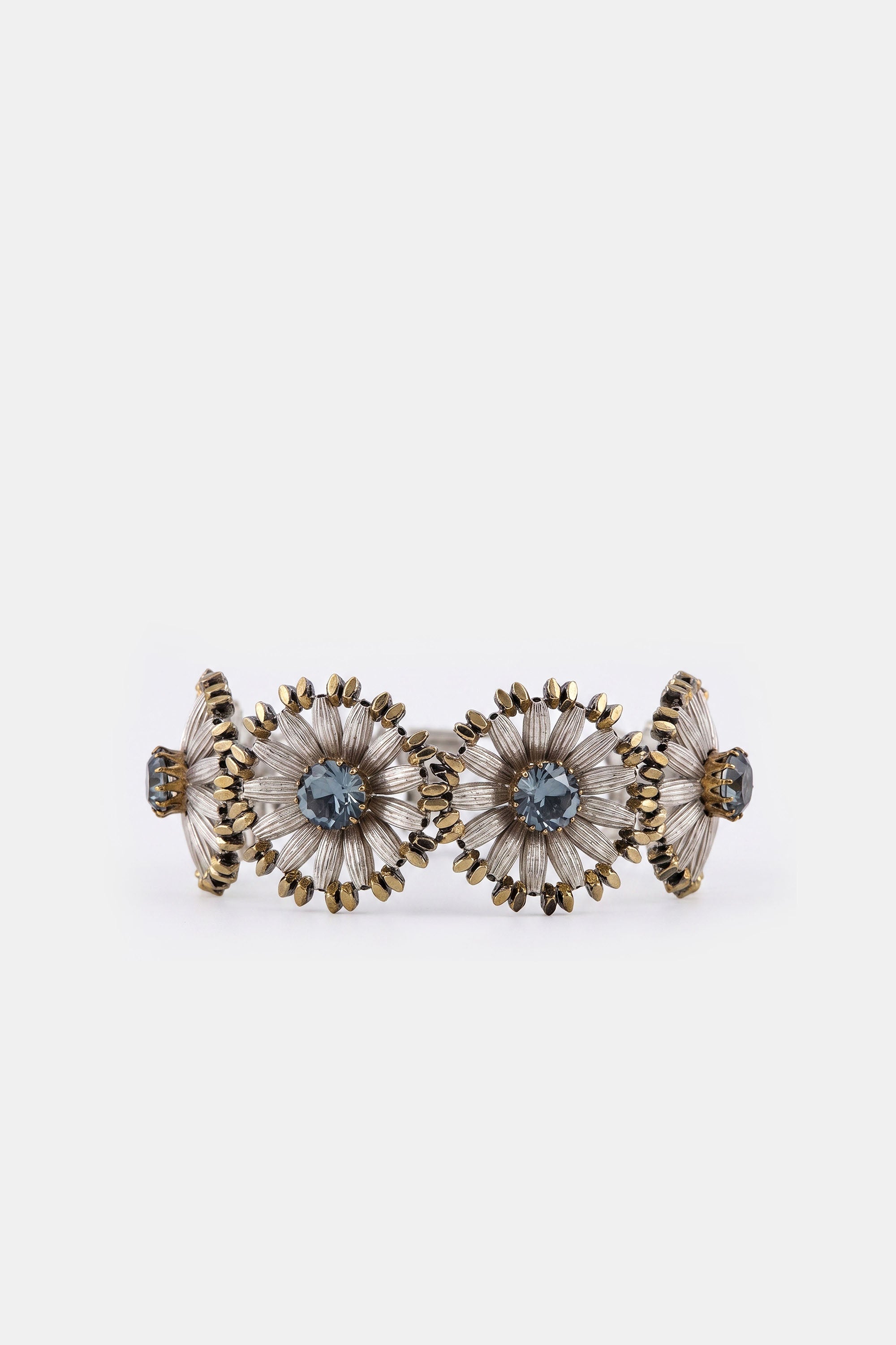 Crystal Flowers Bracelet