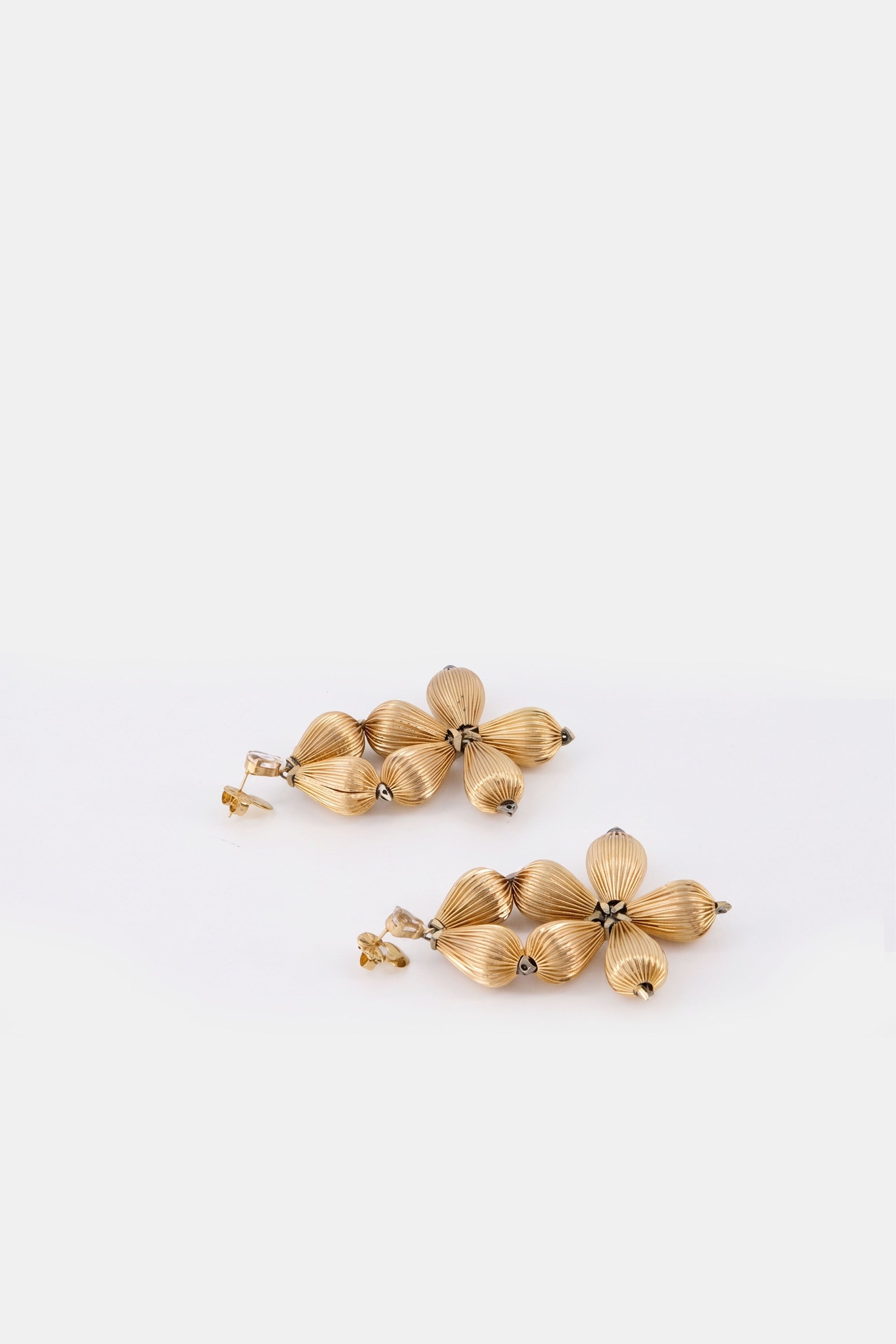 Twisted Crystal Earrings