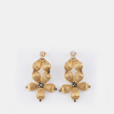 Twisted Crystal Earrings