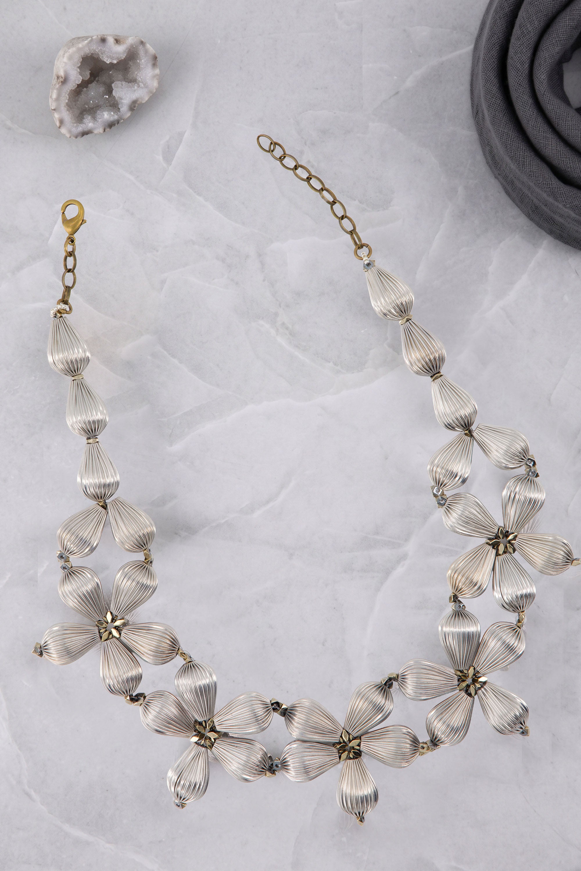 Twisted Crystal Necklace