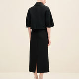 Cropped Sculptural Jacket