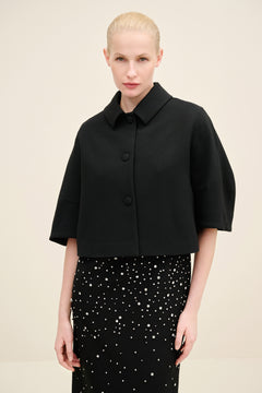 Cropped Sculptural Jacket