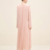 Pleated Chiffon Dress