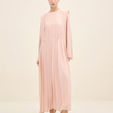 Pleated Chiffon Dress
