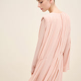 Pleated Chiffon Dress