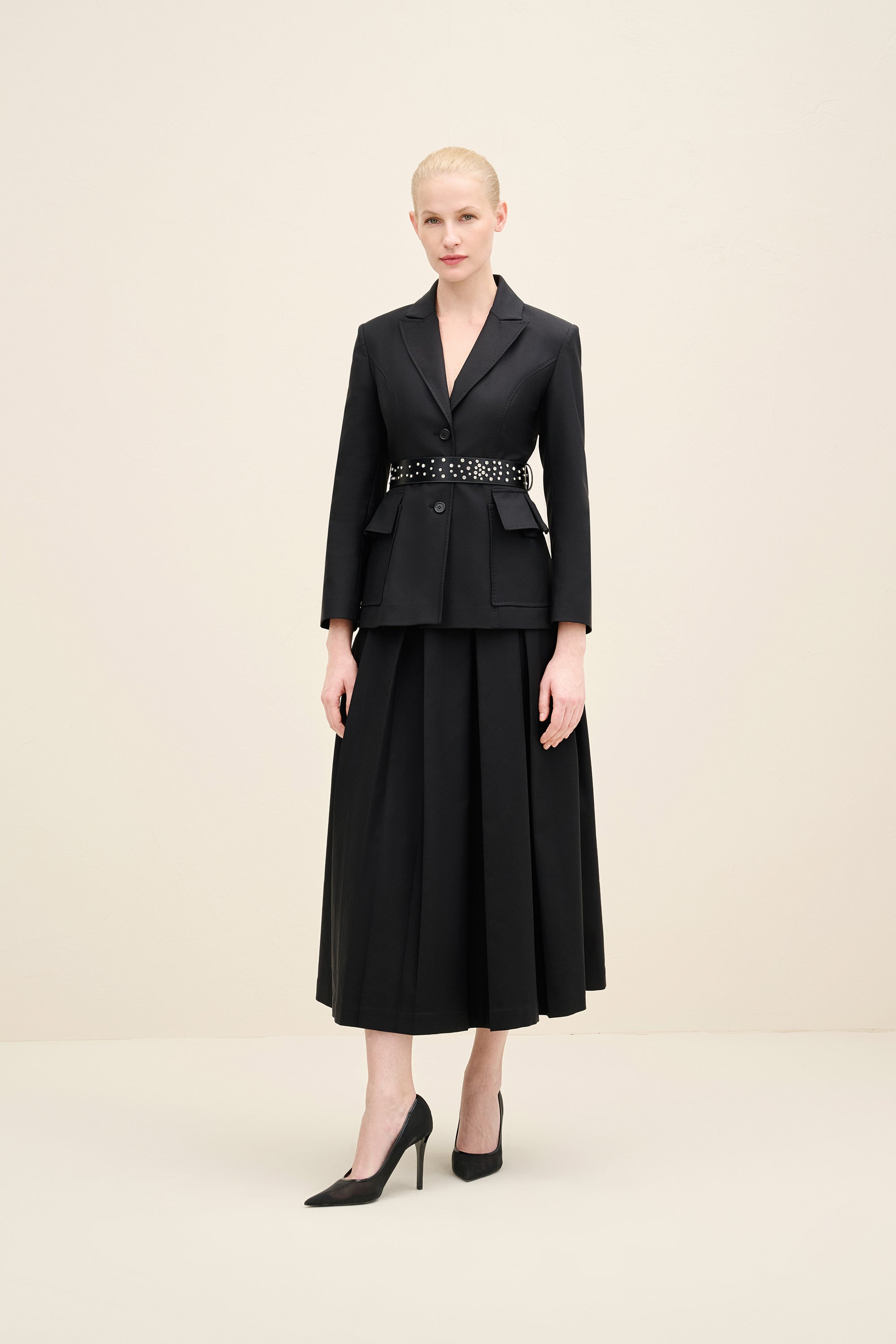 Tailored Belted Jacket