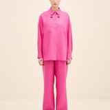Drawstring Linen Trousers