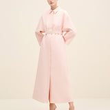 Embellished Belt Shirt Dress