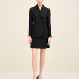 Double-Breasted Tailored Blazer