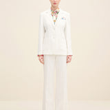 Tailored Crepe Blazer