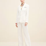 Tailored Crepe Blazer