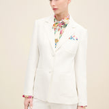 Tailored Crepe Blazer