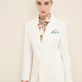 Tailored Crepe Blazer