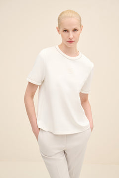 Embellished Logo Jersey T-Shirt