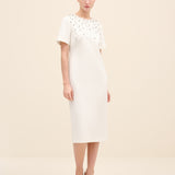 Crystal Embellished Midi Dress