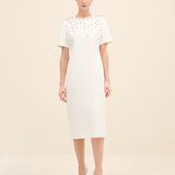 Crystal Embellished Midi Dress