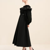 Taffetta Off Shoulder Dress