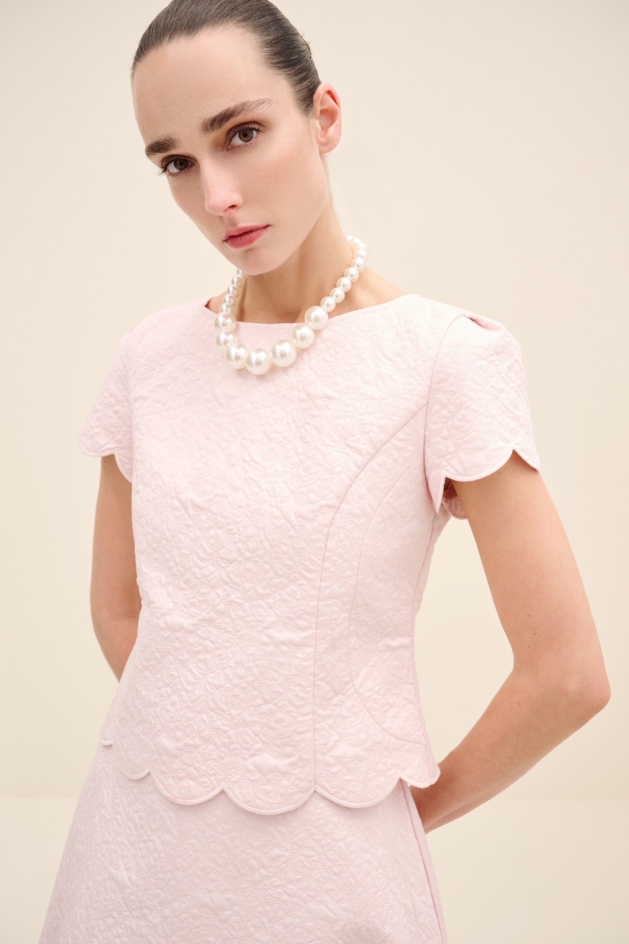 Faux Pearl Elegant Necklace