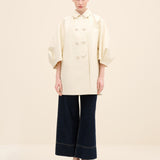 Cocoon-Sleeve Coat