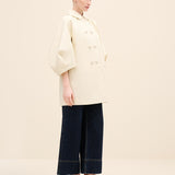 Cocoon-Sleeve Coat