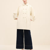 Cocoon-Sleeve Coat