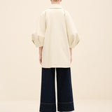 Cocoon-Sleeve Coat