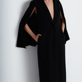 Nean Long Black Blazer Dress Black