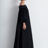 Nean Off-Shoulder Embellished Black Gown Black