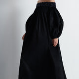 Nean Off-Shoulder Embellished Black Gown Black