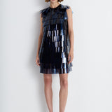 Nean Sequin Mini Dress Navy
