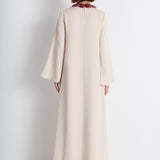 Nean Embellished Collar Gown Cream