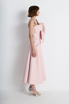 Nean A-Line Embellished Skirt Light Pink