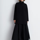 Nean Embellished Collar Short Coat Black