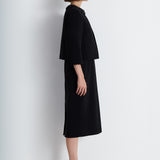 Nean Embellished Collar Cropped Jacket Black