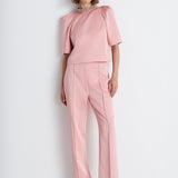 Nean Embellished Collar Structured Top Blush