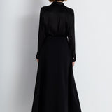 Nean Embellished Pocket A-Line Skirt Black