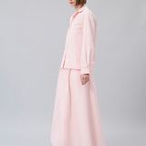 Embellished-Yoke Relaxed Shirt