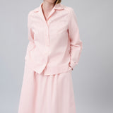 Embellished-Yoke Relaxed Shirt