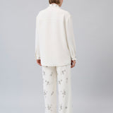 Crystal-Embellished Wide-Leg Pants