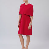 Cropped Structured Cape