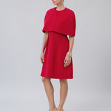 Cropped Structured Cape