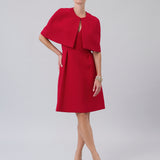 Cropped Structured Cape