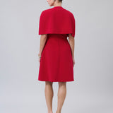 Cropped Structured Cape