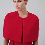 Cropped Structured Cape