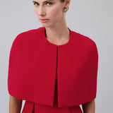 Cropped Structured Cape