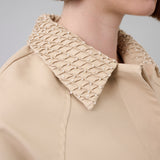 Pearl-Embellished Utility Jacket