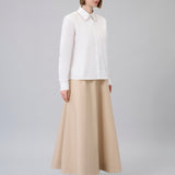 Bead-Embellished Collared Shirt
