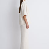 Nean Wide-Leg Trousers Off White