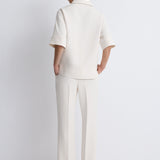 Nean Short-Sleeve Top Off White